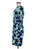 Ann Taylor Print Blue Cocktail Dress Size 2 Petite - photo 5