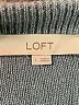 Ann Taylor LOFT Metallic Blue Pullover Sweater Size L - photo 7