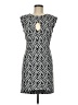 Silence and Noise Chevron-herringbone Gray Cocktail Dress Size M - photo 1