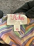 Parker Chevron-herringbone Pink Gray 3/4 Sleeve Blouse Size XS - photo 7