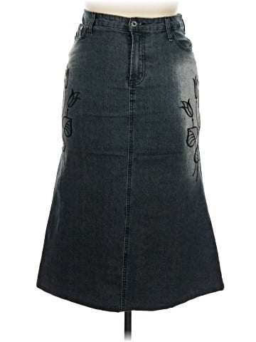 Unbranded Denim Skirt (view 1)