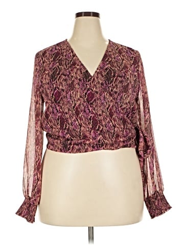 Bar III Long Sleeve Blouse (view 1)