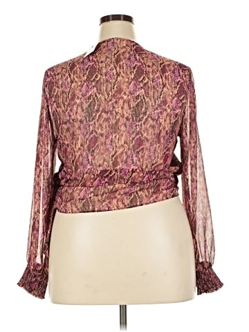 Bar III Long Sleeve Blouse (view 2)