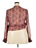 Bar III 100% Polyester Burgundy Long Sleeve Blouse Size XXL - photo 2