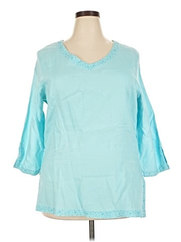 Carole Little 3/4 Sleeve Blouse (view 1)