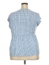 Tommy Hilfiger Blue Short Sleeve Blouse Size XXL - photo 2