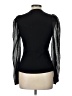 Greylin Black Long Sleeve Top Size L - photo 2