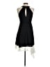 Express 100% Polyester Solid Black Cocktail Dress Size 4 - photo 2