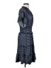 Max Studio Stripes Blue Casual Dress Size S - photo 4