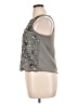 Atmosphere 100% Polyester Gray Sleeveless Blouse Size 16 - photo 5