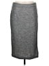 Halogen Solid Gray Casual Skirt Size 8 - photo 1