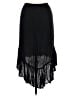 Young Threads 100% Viscose Solid Black Formal Skirt Size M - photo 2