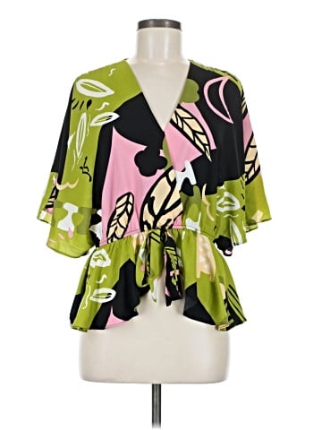 Sweet Rain Short Sleeve Blouse (view 1)