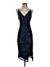 Hello Molly 100% Polyester Stars Blue Cocktail Dress Size 4 - photo 1