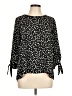 Papermoon Black 3/4 Sleeve Blouse Size L - photo 1
