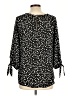 Papermoon Black 3/4 Sleeve Blouse Size L - photo 2