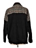 Zara Plaid Black Coat Size L - photo 2