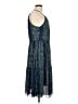 Sundance 100% Polyester Animal Print Blue Cocktail Dress Size L - photo 4