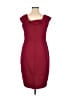 ECI Solid Burgundy Cocktail Dress Size XL (estimated) - photo 2