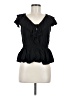 Old Navy 100% Rayon Black Short Sleeve Blouse Size M - photo 1