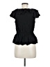 Old Navy 100% Rayon Black Short Sleeve Blouse Size M - photo 2