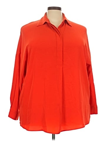 CATHERINE Catherine Malandrino 3/4 Sleeve Button-Down Shirt (view 1)