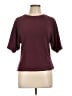Pull&Bear Burgundy Short Sleeve Top Size L - photo 1