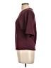 Pull&Bear Burgundy Short Sleeve Top Size L - photo 5