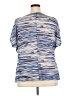 Rafaella Blue Short Sleeve Top Size 2X - photo 2