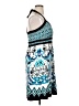 Apt. 9 Print Blue Cocktail Dress Size L - photo 4