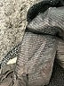 H&M 100% Polyester Chevron-herringbone Gray Shorts Size L - photo 4