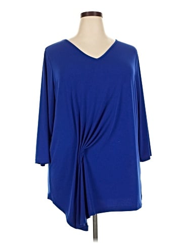 Susan Graver 3/4 Sleeve Blouse (view 1)