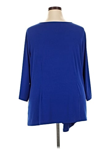 Susan Graver 3/4 Sleeve Blouse (view 2)