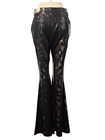 Rock & Roll Denim Faux Leather Pants (view 2)