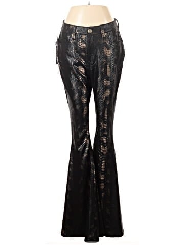 Rock & Roll Denim Faux Leather Pants (view 1)