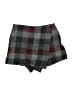 Free People 100% Cotton Plaid Gray Skort Size 4 - photo 1