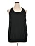 Just My Size 100% Polyester Black Active Tank Size 1X - photo 1