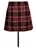 Ann Taylor LOFT Plaid Red Casual Skirt Size 12 Petite - photo 2