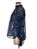 French Connection Blue Long Sleeve Blouse Size M - photo 5