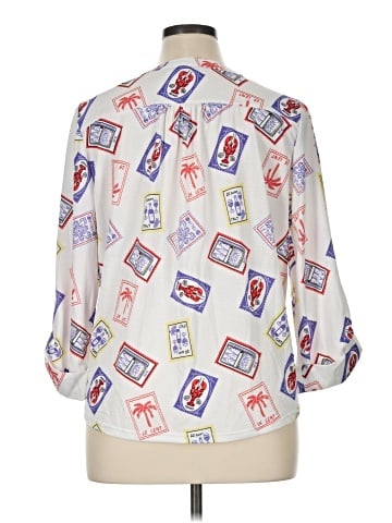 Madison 3/4 Sleeve Blouse (view 2)