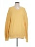 IZOD 100% Cotton Solid Yellow Pullover Sweater Size L - photo 1