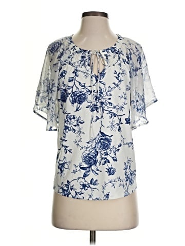 Perseption Concept Short Sleeve Blouse (view 1)