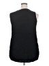 Papermoon 100% Polyester Polka Dots Black Sleeveless Blouse Size 2X - photo 2