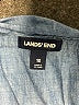 Lands' End 100% Cotton Blue Dress Size 16 - photo 3
