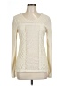 Lucky Brand Ivory Long Sleeve Top Size L - photo 1