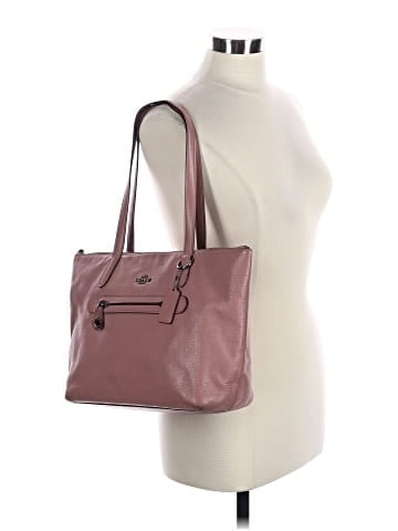Coach Leather Tote (view 2)