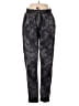 Daisy Fuentes Print Black Gray Casual Pants Size L - photo 1
