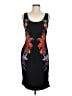 Bold Elements Graphic Black Cocktail Dress Size M - photo 1