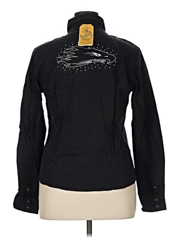 Harley Davidson Long Sleeve Button-Down Shirt (view 2)