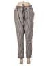 Final Touch 100% Cotton Stripes Silver Gray Casual Pants Size L - photo 1